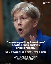 Senator Elizabeth Warren accused HHS Secretary RFK Jr. of turning back