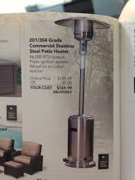 Stainless steel burners and heating grid safe auto shut off tilt valve your assistance will help other costco bargain hunters in your area find this deal. Costco Mason Jar Lamp Patio Decor Patio Heater