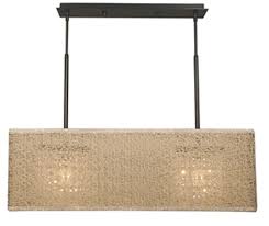 Framburg Lighting Chloe Island Chandeliers In Mahogany Bronze W Champagne Mesh Shade Fbg 2332 Light Square Shades Pool Table Lighting