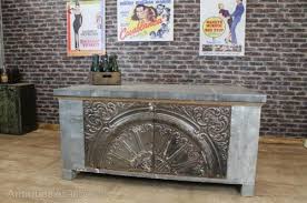 zinc top kitchen island vintage