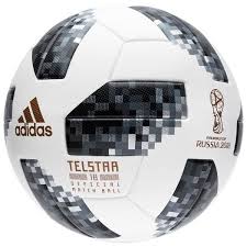 All lettering on upper including adidas, telstar name and the fifa world cup 2018 logo are like its predecessor adidas brazuca ball, the telstar 18 official match ball has just six panels, with a very. Adidas Football World Cup 2018 Telstar 18 Match Ball White Black Silver Metallic Www Unisportstore Com