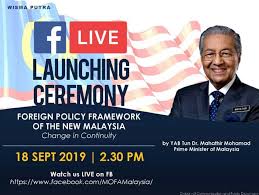 Malaysia en route to 'failed statehood', says bloomberg columnist. Launching Ceremony Of The Foreign Policy Framework Of The New Malaysia News From Mission Portal