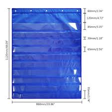 Classroom Pocket Chart With 6 Hooks Standard Pocket Daily