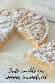 Tarte Crumble Aux Pommes Caramelisees Desserts Pear Crumble Pie Crumble