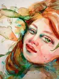 Little Soft Lovenote ... Lost & Found Joy ~ This piece started after a  particularly chaotic week and she's taken a few sessions to finish.  Sometimes life is so overwhelming that we