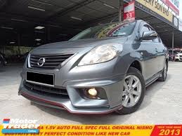 Semua alat ganti ini akan membantu meringankan berat enjin dan meningkatkan ciri kuasa dengan menambah 45 kuasa kuda kepada kereta. Rm 26 990 2013 Nissan Almera 1 5 V Nismo A Full Spec