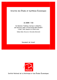 Pdf Do Business Surveys In Industry And Services Help In Forecasting Gdp Growth A Real Time Analysis On French Data