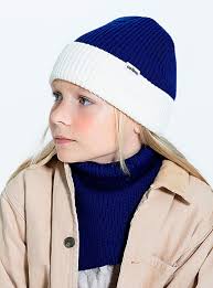 Pure linen colour blocks cap Kids