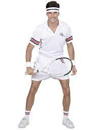 Weitere ideen zu tennisspieler, tennis, sportler. Tennis Spieler Kostum Tennis Outfit Fur Herren Weiss Blau Rot Gunstige Faschings Kostume Bei Karneval Megastore