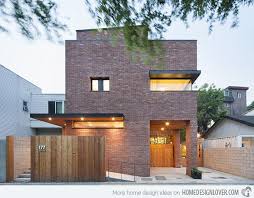 A Minimalist Brick House In Hyojadong South Korea Home Design Lover Brick House Designs Modern Brick House Modern House Design