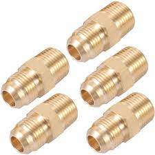 Our 45 degree flare fittings are the the best choice. Brass Tube Fitting 3 8 Flare X 3 8 Male Pipe Connector Half Union Gas Adapter 5 3 8 Flare X 3 8 Npt Male Amazon In Home Kitchen