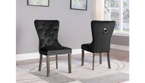 Here, your favorite looks cost less than you thought possible. Marlin Black Velvet Dining Chairs