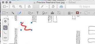 If your drawing is recognized as a standard shape, it's replaced by that shape; Does The Preview App Have A Freehand Pen Pencil Tool Ask Different