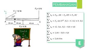 Contoh Soal Momen Gaya