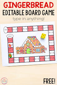 However, kindergarteners are ready to have. Editable Gingerbread Board Game