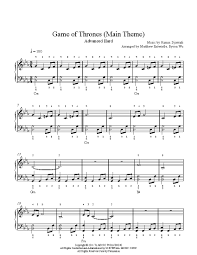 Free shipping on orders over $25.00. Game Of Thrones Main Theme By Ramin Djawadi Piano Sheet Music Advanced Level