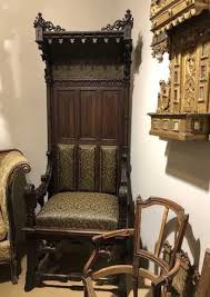 Circa 1860 S Bishop S Chair Chair Original Pillows Dining Chairs