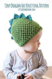 Dragon Hat Pattern Knitting Pattern For Babies And Toddlers Etsy In 2021 Dinosaur Hat Pattern Baby Hats Knitting Dragon Hat