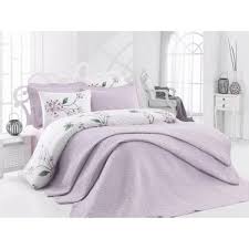 Günlük çift kişilik yatak örtüsü. Cotton Box Cift Kisilik Daily Serisi Yatak Ortusu Seti Lila Fiyati
