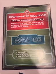 We've tried this already with the escape adventures game and you will be surprised how little of the solution you remember! A Review Of Unlock Star Wars Coopgestalt