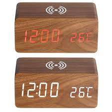 This wooden clock would be a great decoration for your home or office and it also makes a wonderful housewarming gift! Buy Wooden Alarm Clock Wireless Charging Pad Compatible Wood Led Digital Clock At Affordable Prices Free Shipping Real Reviews With Photos Joom