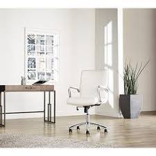 Realspace Winsley Mid Back Chair White By Office Depot Amp Officemax White Leather Chair Adirondack Chairs For Sale Dining Table Chairs