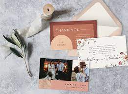 Give it a try at: Our Sweet And Simple Guide To Sending Wedding Thank You Cards