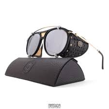 inspired by glacier glasses the matsuda eyewear m2031 is composed of japanese acetate and fitted wit fashion eye glasses glasses fashion matsuda sunglasses