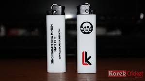 Korek Api Gas Merek Cricket Sablon Logo Laskar Kuliner Bali Korek Cricket