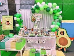 A Fun Avocado Themed Birthday Party Kidsbirthdayparty Kidsbirthdaypartyideas Girlbir Baby Birthday Party Fiesta Birthday Party Mexican Fiesta Birthday Party