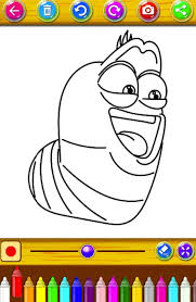 Download Larva Cartoon Coloring Pages Coloring And Drawing