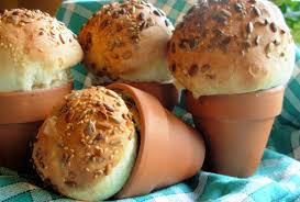Rustic Flower Pot Bread Loaves Or Bread Rolls Recipe Food Com Recipe Bread Rolls Recipes Bread
