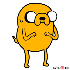 With tenor, maker of gif keyboard, add popular finn jake animated gifs to your conversations. How To Draw Jake The Dog Sketchok Easy Drawing Guides