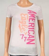 Details About American Eagle Outfitters Ae Signature Graphic Tee Womens White T Shirt New Nwt