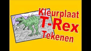 Now you can play google chrome dino game even when you are online. Kleurplaat T Rex Dino Leren Tekenen En Gratis Downloaden Youtube