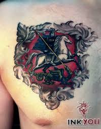 The cross has become the christian religion's emblem and principal symbol. The Meaning Of The Tattoo Saint George Facts Photos Tattoos Sketches
