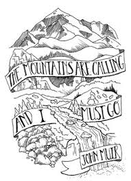 I love the frankness of it, to me he's basically saying shit's gong down, gotta go! here's a few closeups and the finished piece. The Mountains Are Calling By The Lybrary Lyon Teachers Pay Teachers