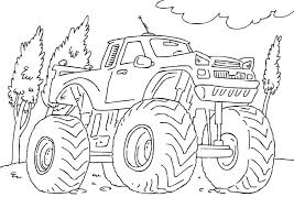 Hundreds of free spring coloring pages that will keep children busy for hours. Monster Truck On Road Coloring Page Free Printable Coloring Pages For Kids