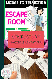 Bridge To Terabithia Project Study Fun Room Novel Escape Room