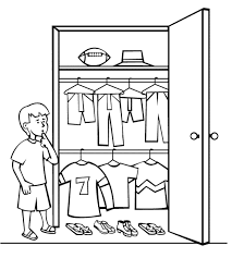 Discover our free coloring pages for kids. Clothes Closet Coloring Page For Kids Free Printable Picture