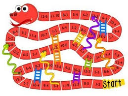 Subtraction Snakes And Ladders Snakes And Ladders Math Subtraction Games Maths Puzzles