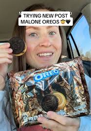 TRYING THE NEW OREO X POST MALONE FLAVOR! 🤠🖤🥛 are you going to try  these? @OREO @Post Malone #oreo #postmalone #postmaloneoreo #cookies  #oreocookies #oreos #saltedcaramel #shortbread #oreoflavors ...