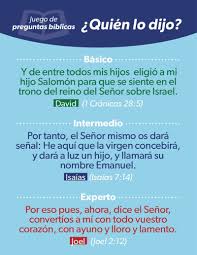 Ejercicios biblicos adventistas para ninos www imagenesmy com. Quien Lo Dijo Juego De Preguntas Biblicas Luciano S Gifts 9780511920042 Comprar Preguntas Y Respuestas Biblicas Juego De Preguntas Frases De Ensenanza