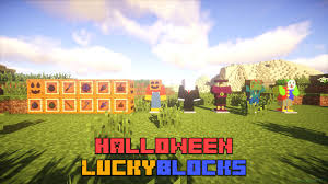 скачать мод на майнкрафт 1 12 2 на лаки блоки Halloween Luckyblocks Hellouin Laki Bloki 1 14 4 1 12 2 1 8 Skachat Mody Dlya Majnkraft