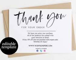 Feb 09, 2017 · dear ____________, thank you for ordering custom artwork from our gallery. 29 Best Thank You For Your Purchase Card Template For Free With Thank You For Your Purchase Card Template Cards Design Templates