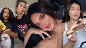 Kim Kardashian Trolls Kendall Jenner In T-Shirt Of Her NBA Exes, Kylie  Shows Off Stormi’s $40K Rolex