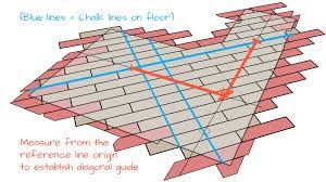 Laying square tiles instantly turns them into diamonds and is perfect for floors in tighter spaces like small bathrooms because it highlights the longer lines that run diagonally across the room. Diagonal Tile Planning In Sketchup Mastersketchup Com