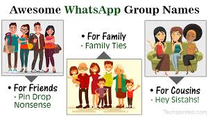 Check spelling or type a new query. 100 Funny Whatsapp Group Name Ideas For Family And Friends Tech Spirited