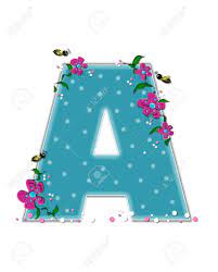 Use the following steps to get. The Letter A In The Alphabet Set Garden Buzz Is Aqua Each Letter Is Decorated With