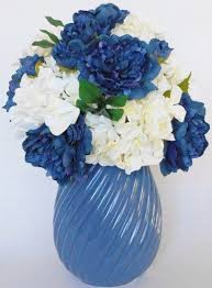 5,133 blue hydrangea flowers products are offered for sale by suppliers on alibaba.com, of which decorative flowers & wreaths accounts for 60%, artificial plant accounts for 2%, and dried flowers accounts for 1%. Silk Flower Arrangement Navy Peonies White Hydrangea Blue Vase Flower Arrangements White Hydrangea Blue Vase